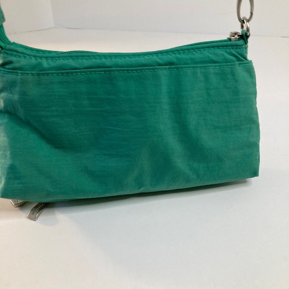 Baggallini Teal Green‎ Nylon Crossbody Bag Multiple Pockets Adjustable Strap - Picture 6 of 10